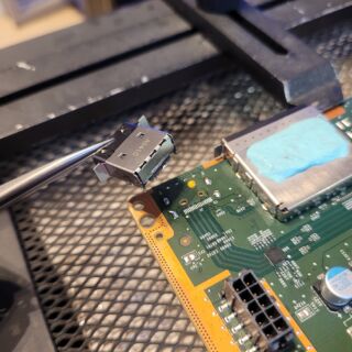 Xbox - wymiana gniazda HDM