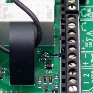 Naprawa uszkodznej ścieżki na płycie PCB - po naprawie