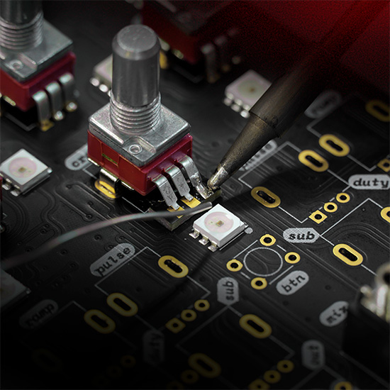 Lutowanie części elektronicznych