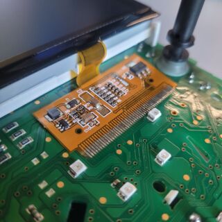 Naprawa licznika Volkswagen Sharan wymiana ekranu LCD